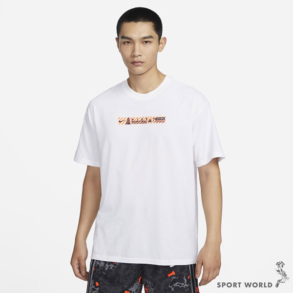 Nike 男裝 短袖上衣 籃球 棉質 白【運動世界】FQ0355-100