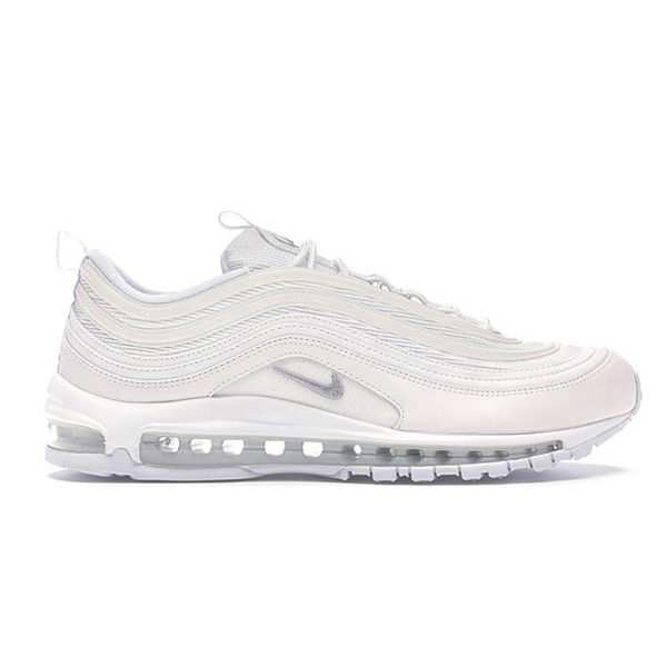 NIKE AIR MAX 97 男款全白運動慢跑鞋 KAORACER 921826101