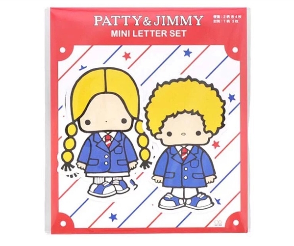 【震撼精品百貨】彼得&吉米Patty & Jimmy~日本SANRIO三麗鷗 彼得&吉米造型迷你信紙組-復古*69041