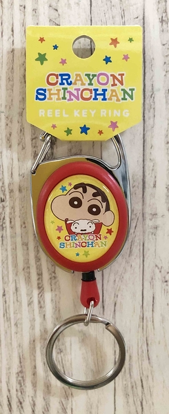 【震撼精品百貨】蠟筆小新_Crayon Shin-chan~蠟筆小新伸縮鑰匙圈-紅*10879