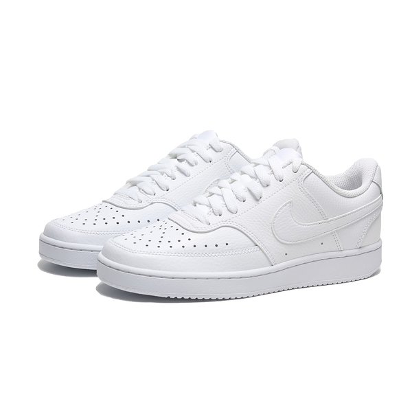 NIKE 休閒鞋 WMNS COURT VISION LOW 全白 女 CD5434-100