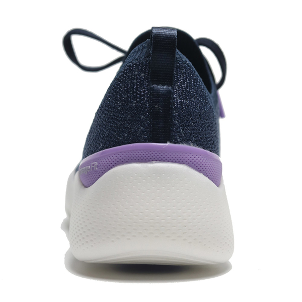 SKECHERS 休閒鞋 GO WALK MASSAGE FIT 藍紫 免綁帶 女 124905NVLV product thumbnail 5