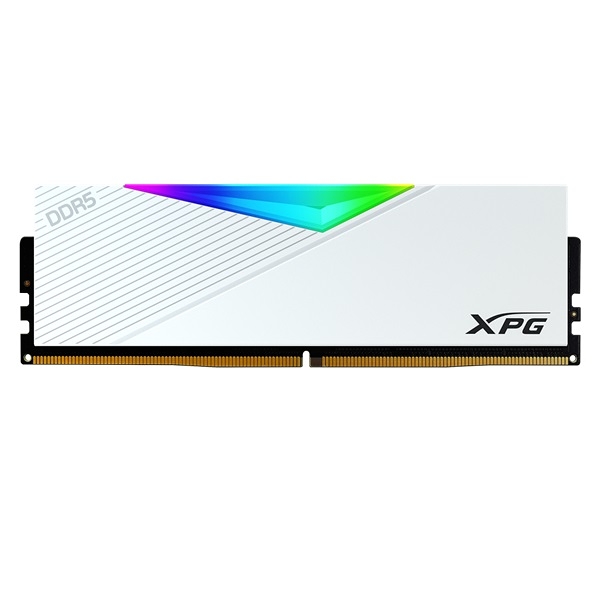 ADATA 威剛 XPG Lancer RGB DDR5 5600 32G(16GBx2)(白) CL36桌上型超頻記憶體 AX5U5600C3616G-DCLARWH