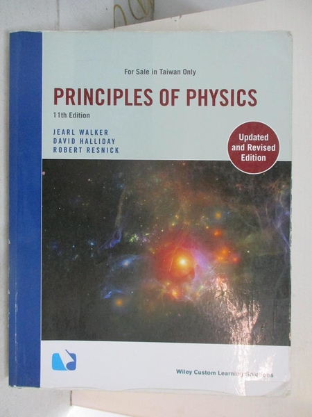 【書寶二手書T1／大學理工醫_J16】Principles of Physics 11th ed. (Taiwan Custom Version)_David Halliday