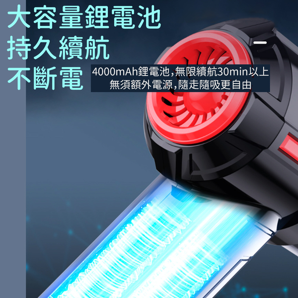 手持式吸塵器 無線手持吸塵器 車載吸塵器 帶充電底座 product thumbnail 7