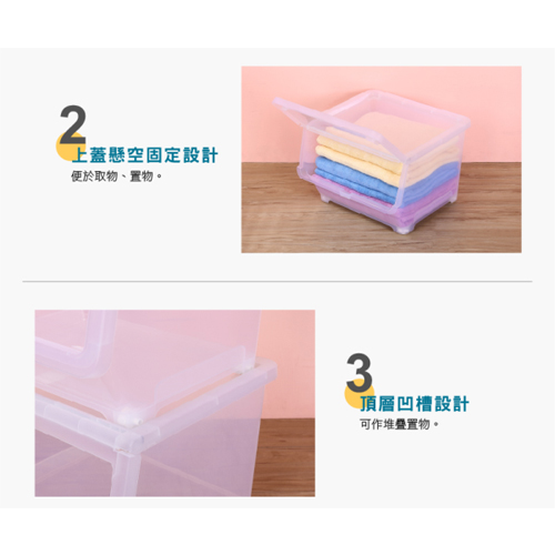 KEYWAY聯府 直取式收納箱(特大)LF609 58L台灣製 整理 置物 收納【愛買】 product thumbnail 4