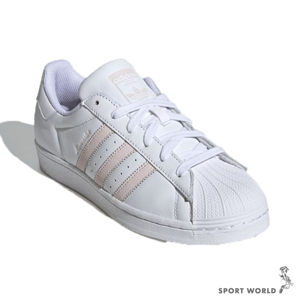 Adidas 休閒鞋 女鞋 皮革 貝殼頭 SUPERSTAR 白【運動世界】IE3001 product thumbnail 3