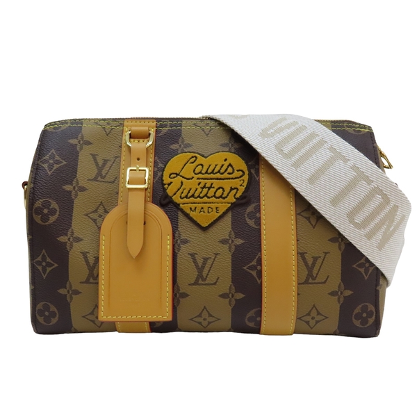 【二手名牌BRAND OFF】LOUIS VUITTON LV 路易威登 棕色 原花 NIGO聯名 City keepall 單肩包 M45963