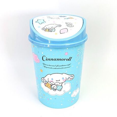 【震撼精品百貨】大耳狗_Cinnamoroll~日本三麗鷗SANRIO 大耳狗塑膠垃圾桶-睡覺*56497