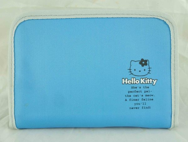 【震撼精品百貨】Hello Kitty 凱蒂貓~運動長/短夾 魔鬼氈藍/拉鍊黃/拉鍊欄 【共3款】