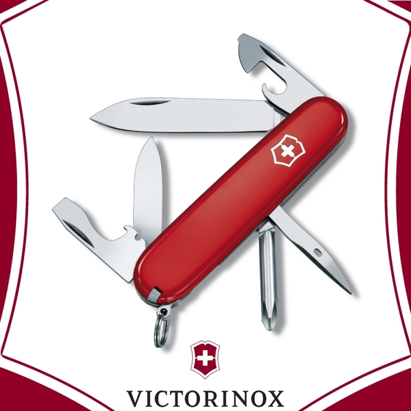 【VICTORINOX 維氏 瑞士 Tinker 9.1cm 瑞士刀《紅》】1.4603/工具鉗/摺疊刀/登山/露營