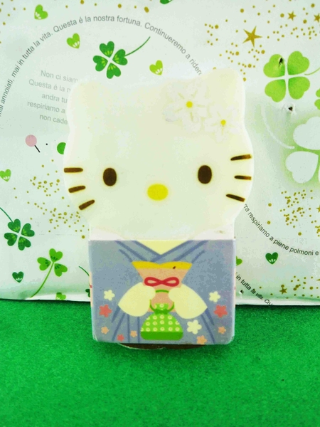 【震撼精品百貨】Hello Kitty 凱蒂貓~造型橡皮擦-紫和風