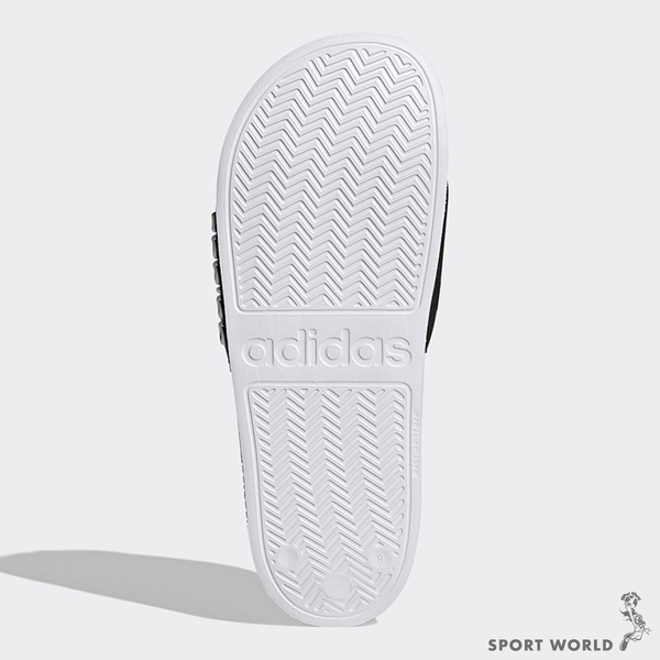 Adidas ADILETTE SHOWER 男鞋 女鞋 拖鞋 休閒 白黑【運動世界】GZ3773 product thumbnail 3