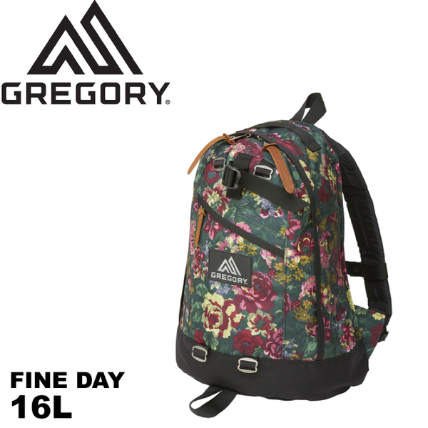 【GREGORY 美國 FINE DAY 16 後背包《花園油彩》 16L】77661/雙肩背包/登山/旅行/健行/日系街包