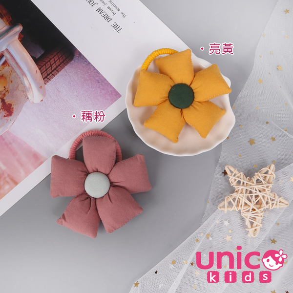 UNICO 兒童韓系唯美大花朵髮圈 product thumbnail 3