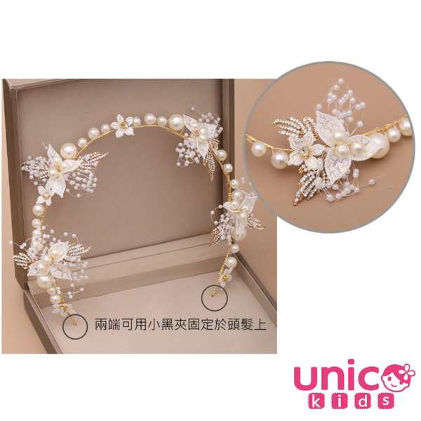 UNICO 兒童 超仙公主系小花童花環頭飾/髮飾 product thumbnail 7