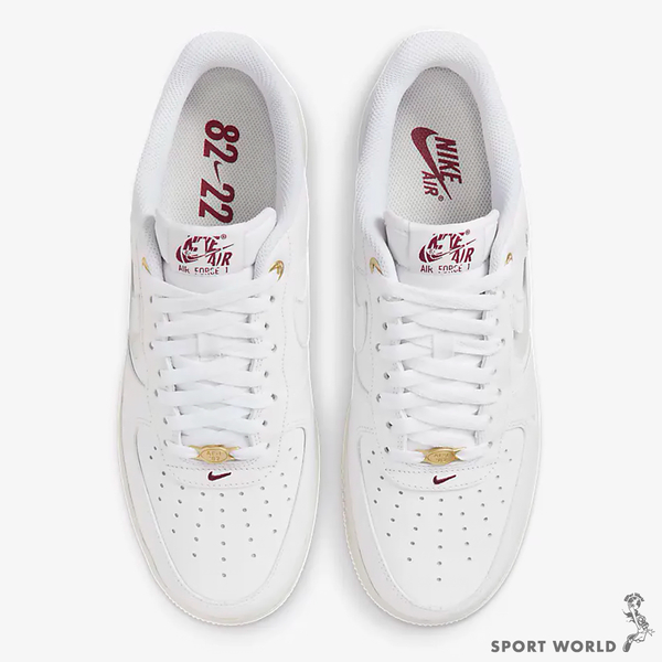 【現貨】NIKE Air Force 1 男鞋 休閒 40週年 金扣 白DQ7664-100 product thumbnail 6