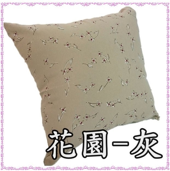 抱枕套 時尚田園風格抱枕套52x52cm 靠枕套 100%純綿布(不含枕心)【老婆當家】