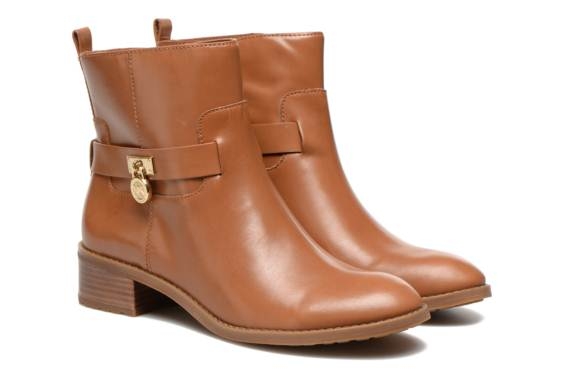 MICHAEL KORS Ryan Leather Ankle Boots 