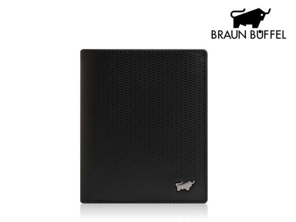 【全新正品】BRAUN BUFFEL 德國小金牛 真皮零錢袋直立皮夾【寧寧小舖/台中老店】BF323-310-1