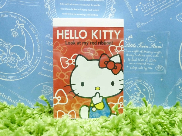 【震撼精品百貨】Hello Kitty 凱蒂貓~造型便條紙-紅蝴蝶結圖案【共1款】