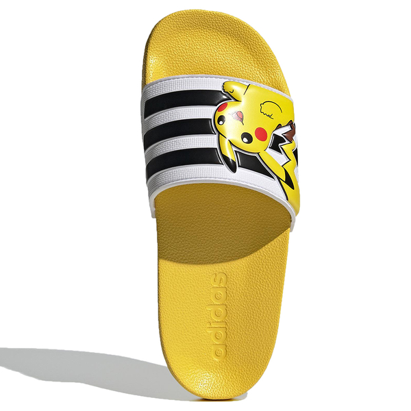 【現貨】ADIDAS ADILETTE POKEMON 拖鞋 女鞋 大童 寶可夢 皮卡丘 黃【運動世界】FW7430 product thumbnail 4