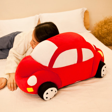 小汽車毛絨玩具兒童床上抱枕玩偶公仔布娃娃創意男孩寶寶生日禮物女孩