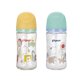 貝親 PIGEON 第三代母乳實感玻璃奶瓶240ml 北極熊/動物園