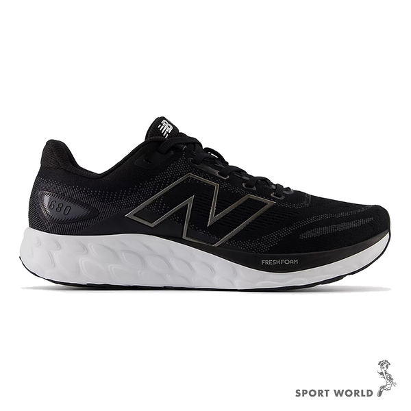 New Balance 680 v8 慢跑鞋 男鞋 輕量 黑【運動世界】M680LK8-4E