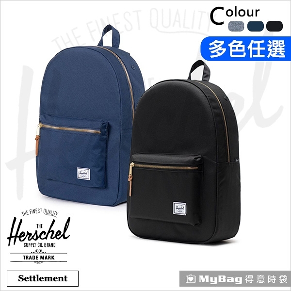 Herschel 後背包 金拉鍊系列 15吋電腦後背包 Settlement 得意時袋