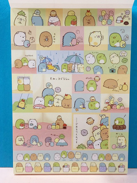 【震撼精品百貨】角落生物 Sumikko Gurashi~San-X 角落生物便條本(L)-米疊疊樂#69344 product thumbnail 4