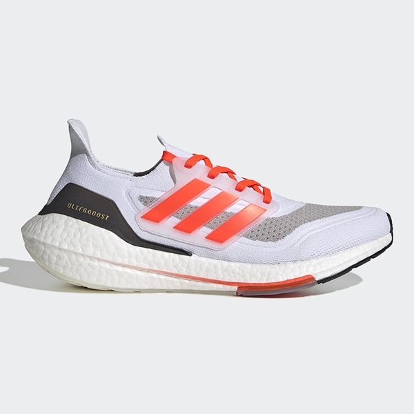 ADIDAS ULTRABOOST 21 男鞋 慢跑 Boost 中底 避震 透氣 馬牌底 白 紅【運動世界】FZ1925 product thumbnail 2