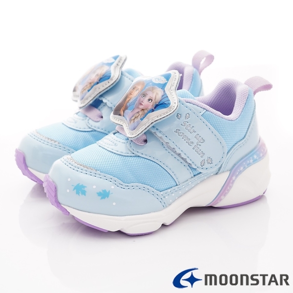 日本Moonstar機能童鞋 冰雪聯名電燈鞋款 12509藍(中小童段) product thumbnail 2