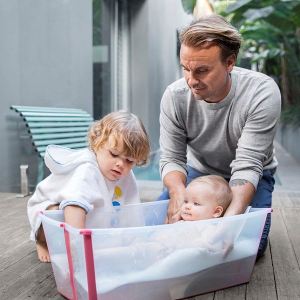 挪威 Stokke Flexi Bath 摺疊感溫浴盆+嬰兒浴架|澡盆(多色可選) product thumbnail 5