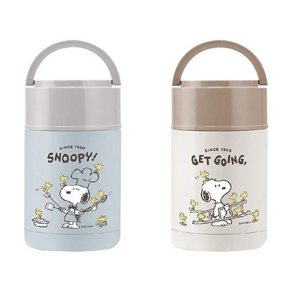 Snoopy 史努比 小夥伴手提真空保溫罐(800ml)1入 款式可選【小三美日】