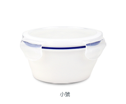 堯峰陶瓷 輕鬆扣陶瓷-保鮮碗 小號 單入 (保鮮碗|蓋碗|微波|泡菜沙拉碗|上班族便當|月子餐專用)