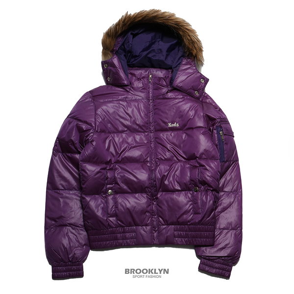KEDS 外套 連帽外套 紫色 羽絨 保暖 休閒 女 (布魯克林) K132150290