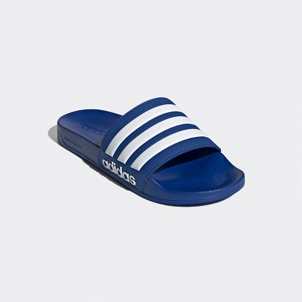 ADIDAS 愛迪達 ADILETTE SHOWER 男 藍白色 拖鞋 穿搭 休閒鞋 GW1048