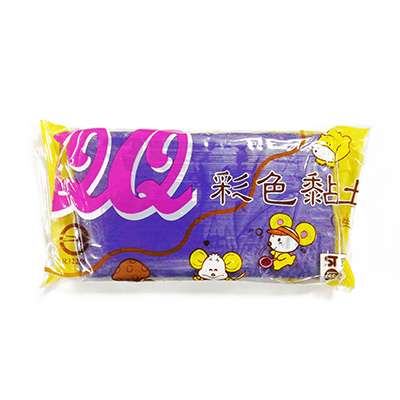 QQ彩色油黏土/油粘土 紫色 約400g