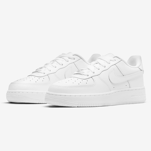 Nike Air Force 1 LE GS 女鞋 大童 休閒 皮革 白 全白 【運動世界】DH2920-111 product thumbnail 4