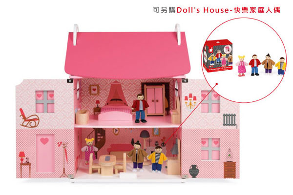 法國 Janod Dolls House粉夢幻娃娃屋 product thumbnail 6