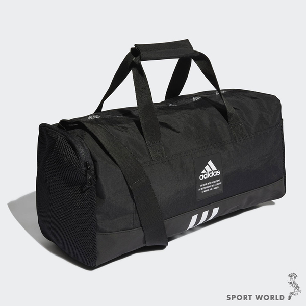 Adidas 健身包 旅行袋 手提袋 拉鍊夾層 可調式加厚背帶 黑【運動世界】HC7272 product thumbnail 4
