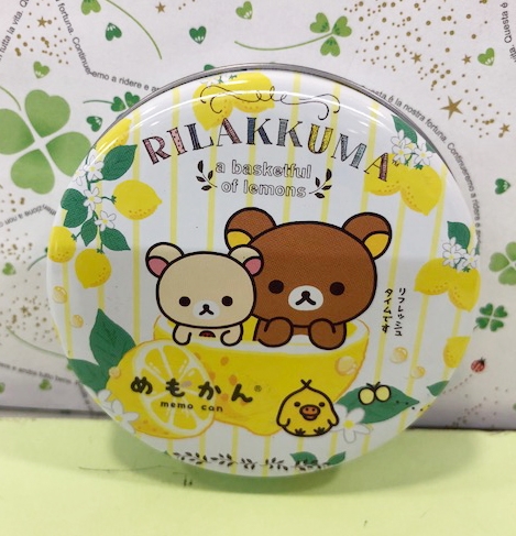 【震撼精品百貨】Rilakkuma San-X 拉拉熊懶懶熊~便條小卡附盒~檸檬#15208 product thumbnail 2