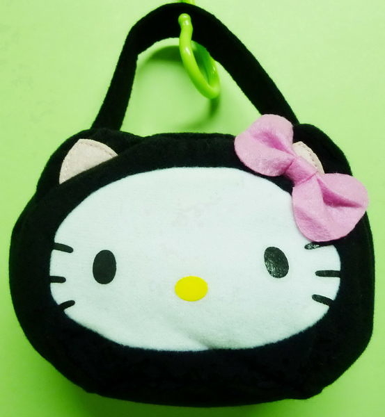 【震撼精品百貨】Hello Kitty 凱蒂貓~KITTY造型手提袋『黑貓』