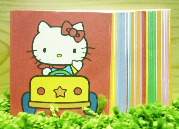 【震撼精品百貨】Hello Kitty 凱蒂貓~便條~開車