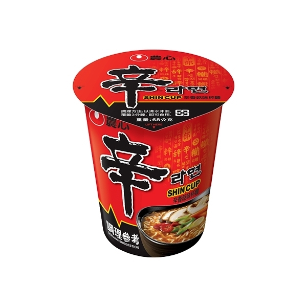 韓國 農心 辛香菇味杯麵(68g) 【小三美日】進口／泡麵／團購 D270606