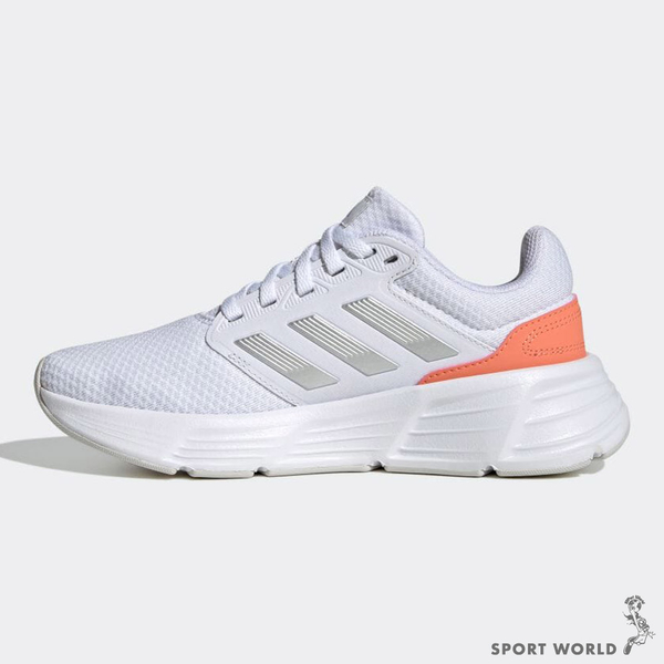 Adidas Galaxy 6 女鞋 慢跑鞋 緩震 網布 透氣 白【運動世界】HP2407 product thumbnail 3