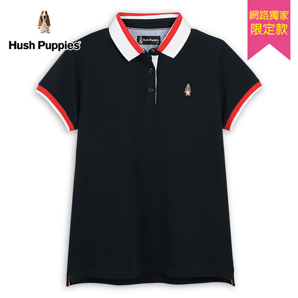 Hush Puppies POLO衫 女裝經典配色刺繡狗POLO衫 product thumbnail 3