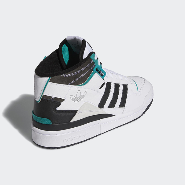 ADIDAS FORUM EXHIBIT MID 男鞋 休閒 高筒 復古 經典 皮革 白 黑【運動世界】H01921 product thumbnail 4