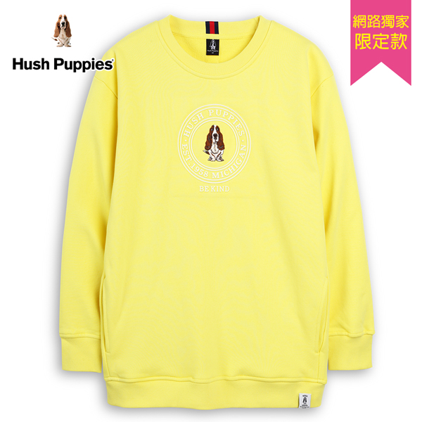 Hush Puppies 上衣 女裝立體鋼模經典品牌圓章刺繡狗長袖上衣 product thumbnail 3